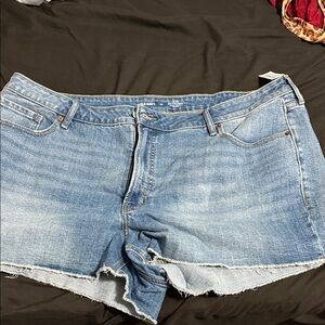 Old Navy High Rise OG Straight Jean Shorts
